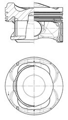 Tłok do Forda, 40 883 600, KOLBENSCHMIDT w ofercie sklepu e-autoparts.pl 